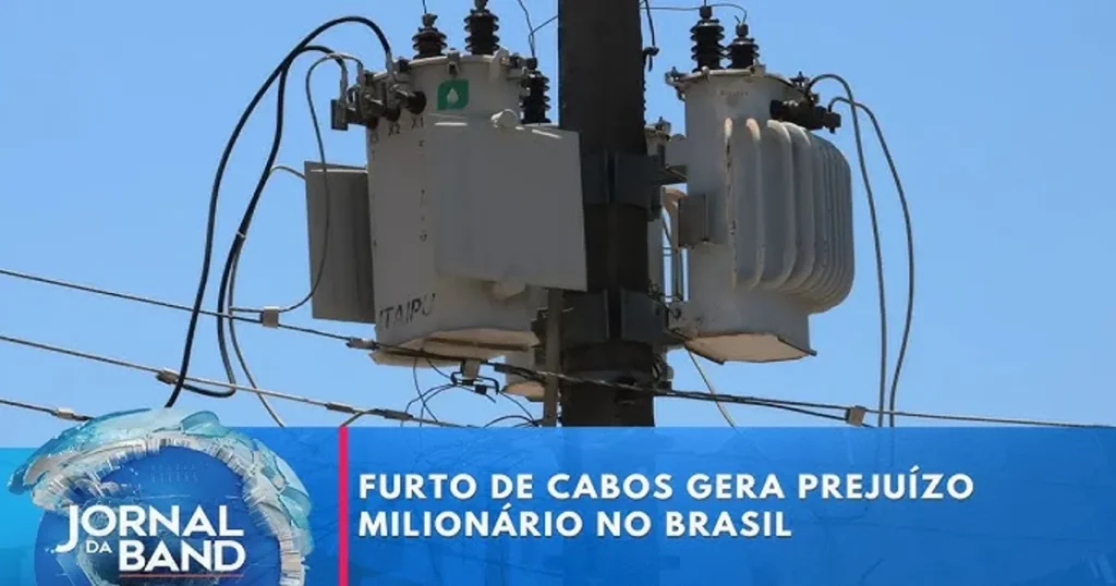 roubos de cabos da rede elétrica pública