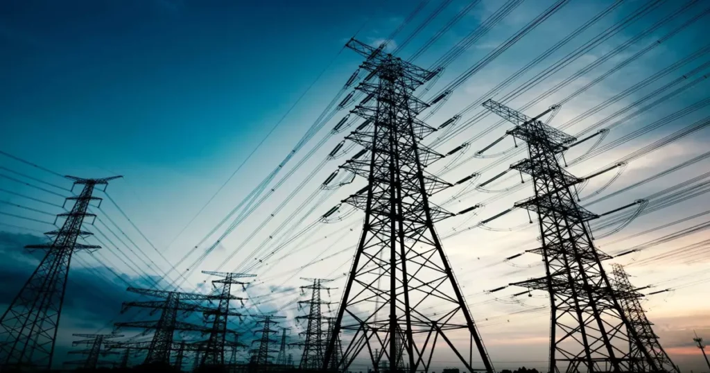 Rede de transmissão elétrica