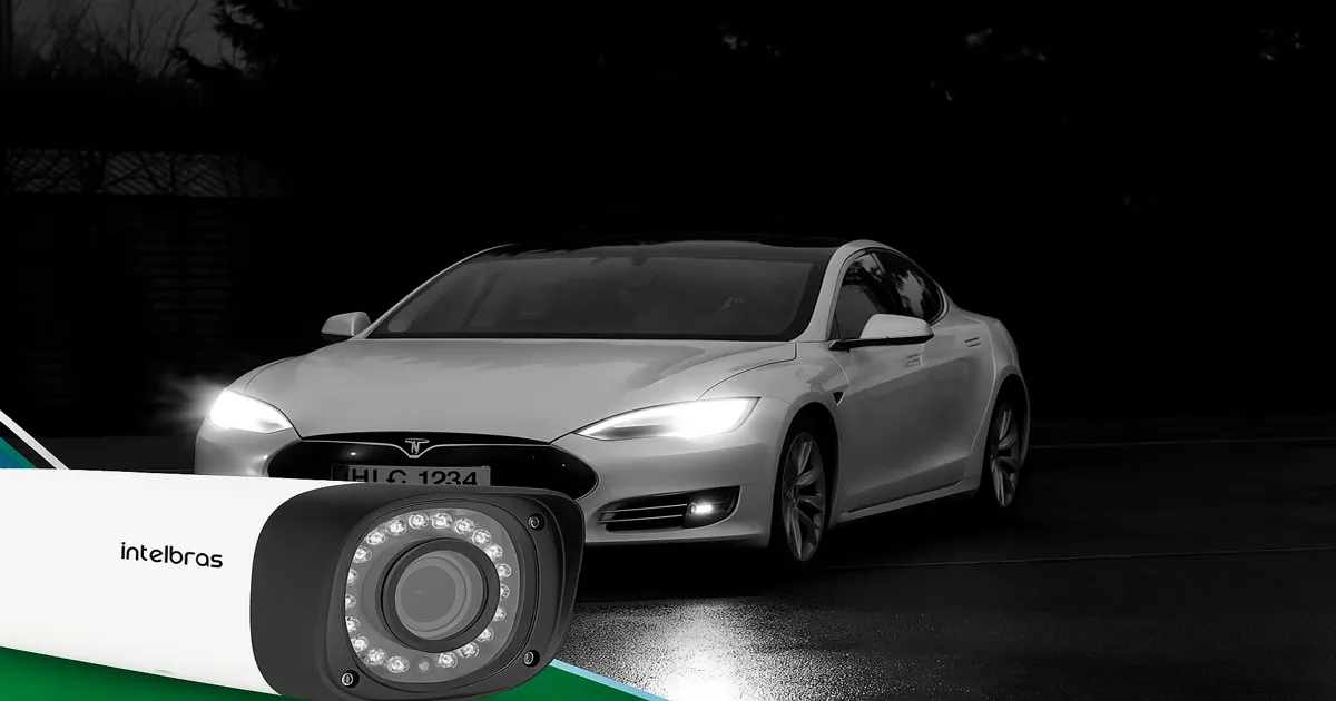 Portão eletrônico residencial com leitura de placa